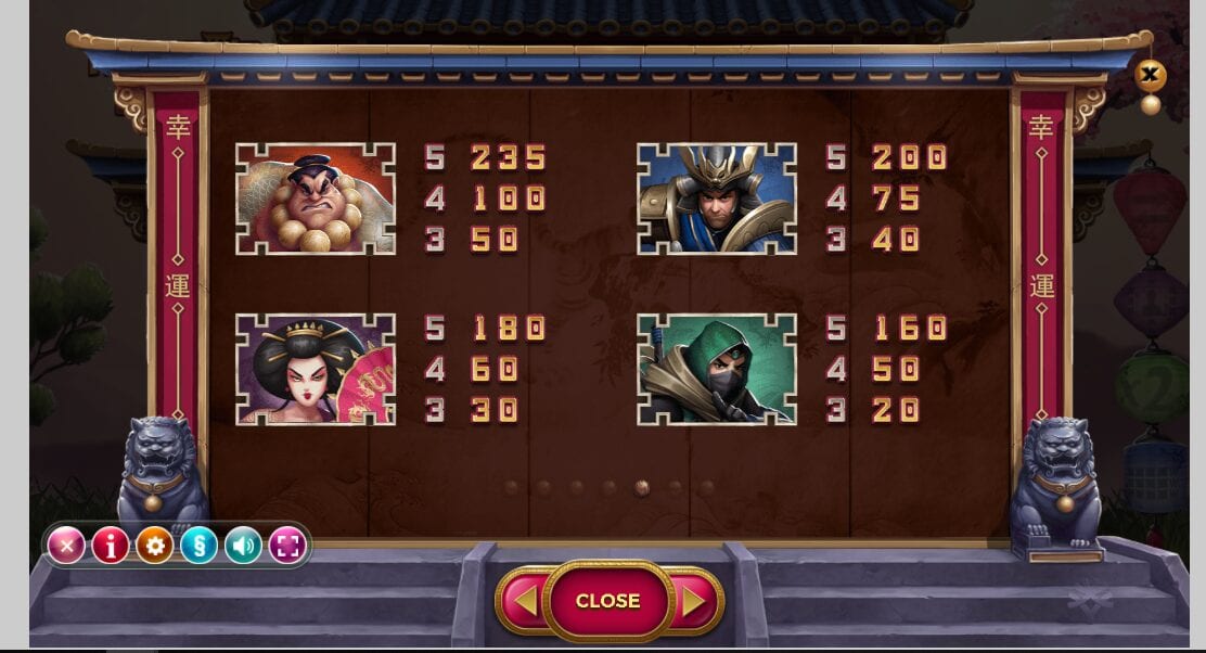 slot game machine interface