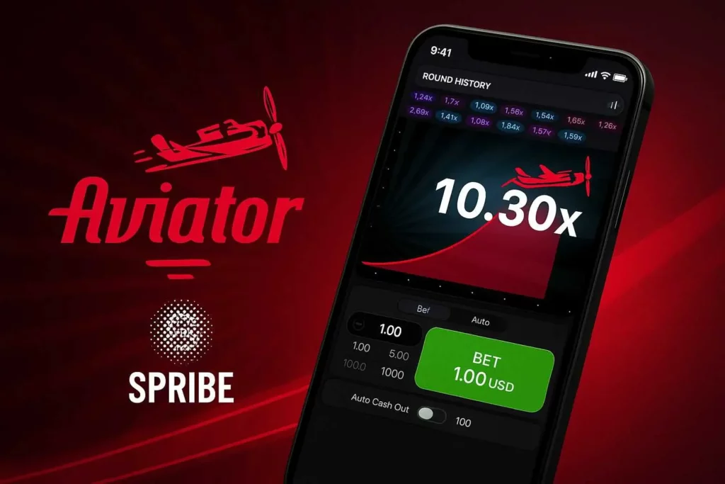 Aviator game plane flying high, multiplier increasing during free online play.