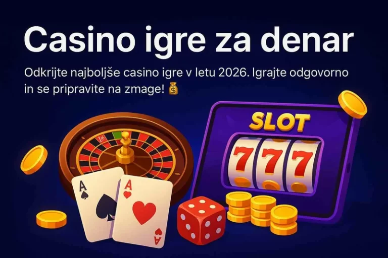 Grafična predstavitev casino iger za denar