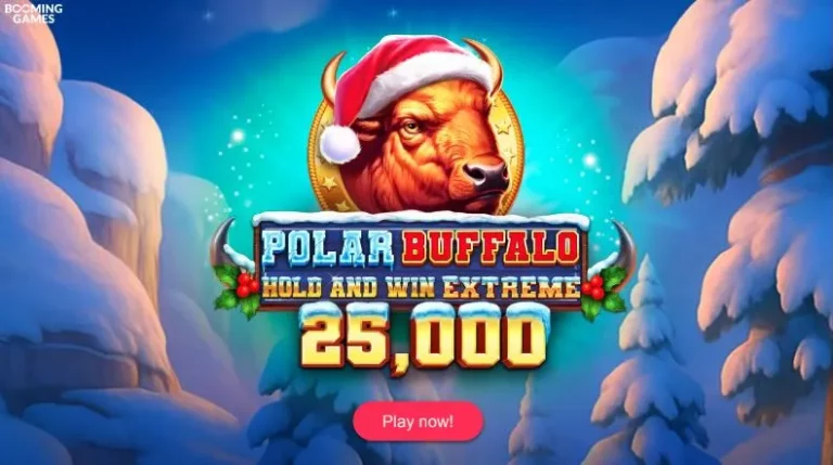 Polar Buffalo Hold and Win Extreme 25,000 – Booming Games slot with expanding grids and a 25,000x max win bonus