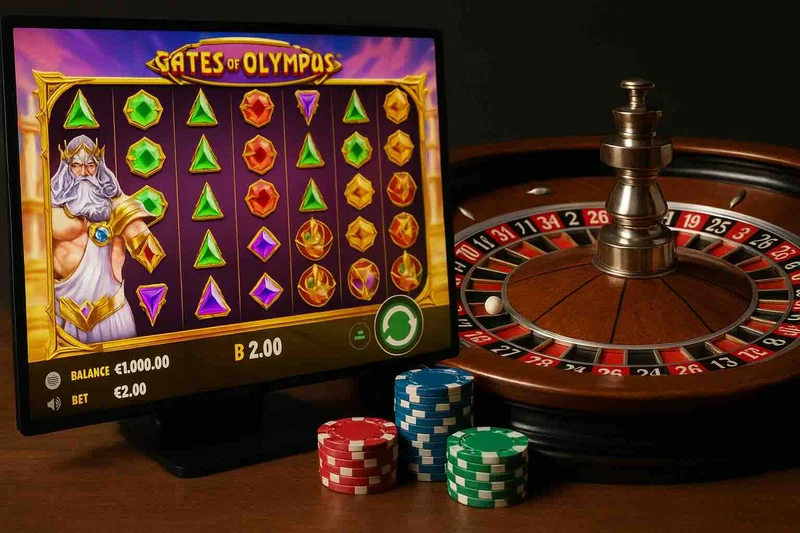 Igralni avtomati in rulete na spletnih casinojih