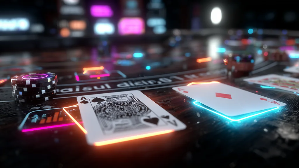 Play to earn crypto poker chips and cards